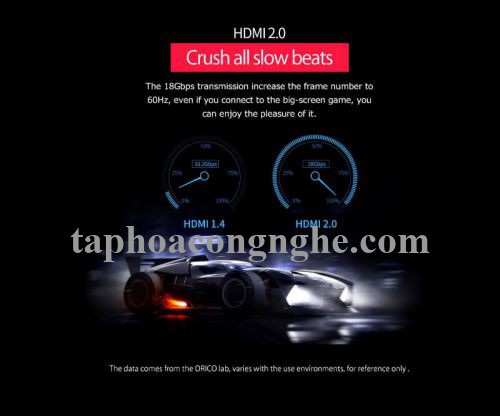 Orico 95218 HD303-30-BK 3m 4k 60mhz Version 2.0 Cáp HDMI 30095218